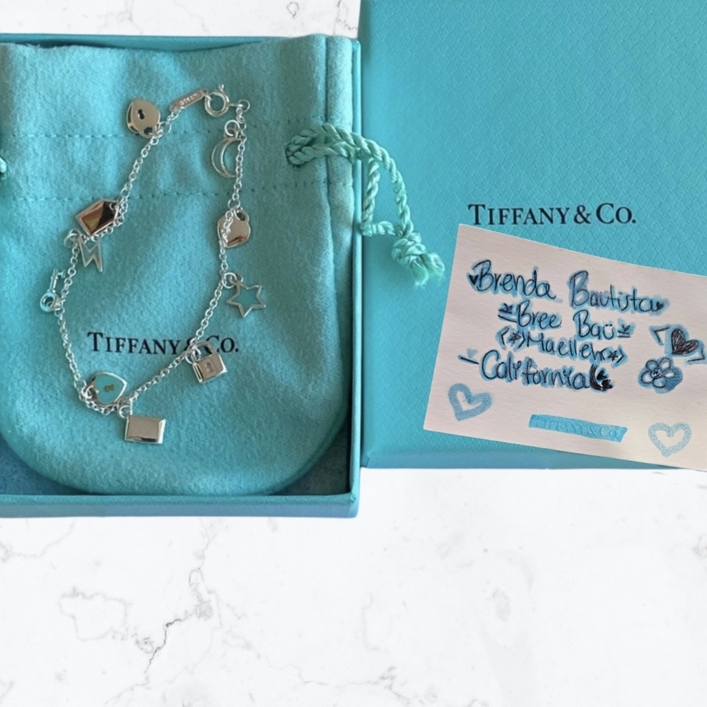 RETIRED/ HTF Tiffany & Co. "Love Notes" Charms Bracelet